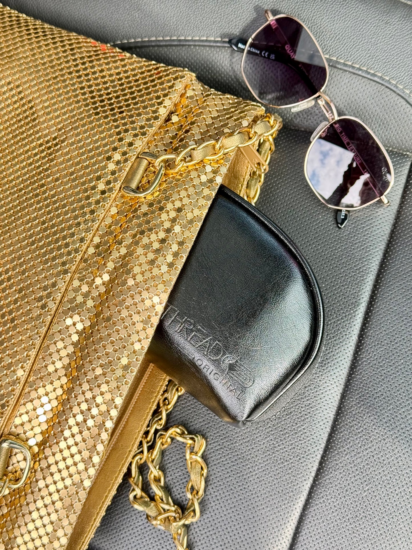 LUNA LIGHT UP MAKEUP BAG - ONYX