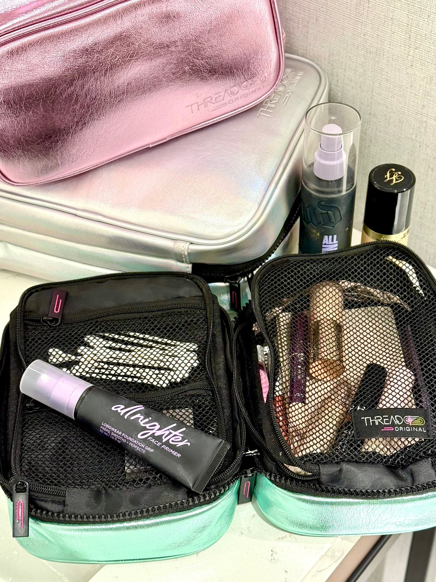 NOVA TRAVEL MAKEUP ORGANIZER - MINT