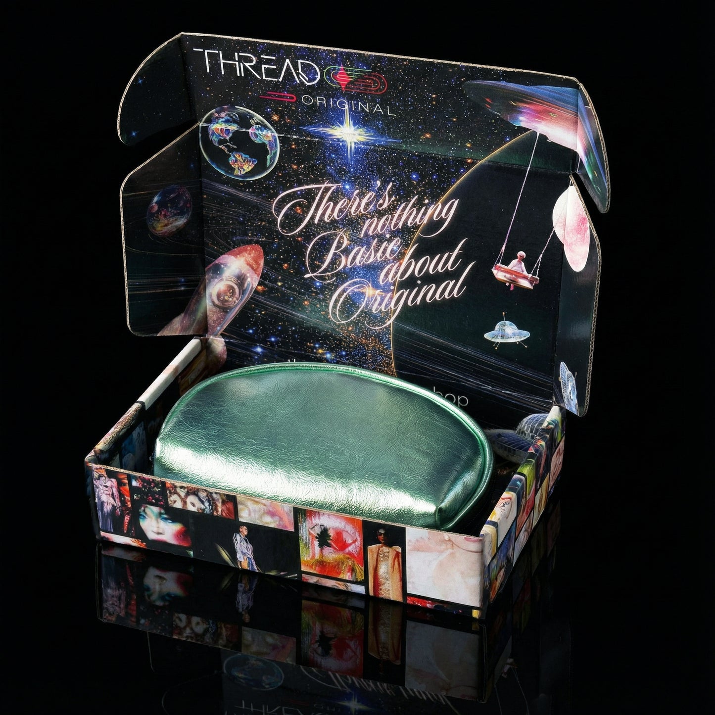 LUNA LIGHT UP MAKEUP BAG - MINT