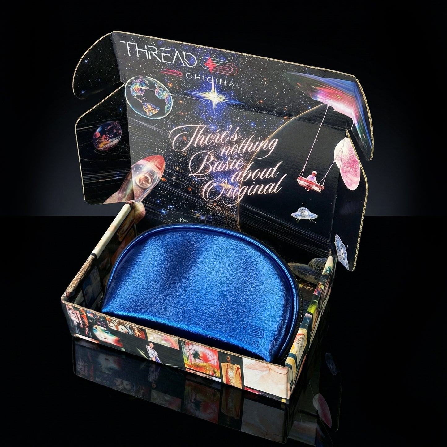 LUNA LIGHT UP MAKEUP BAG - OCEAN