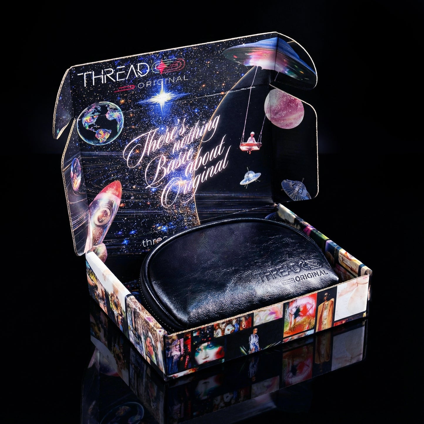 LUNA LIGHT UP MAKEUP BAG - ONYX